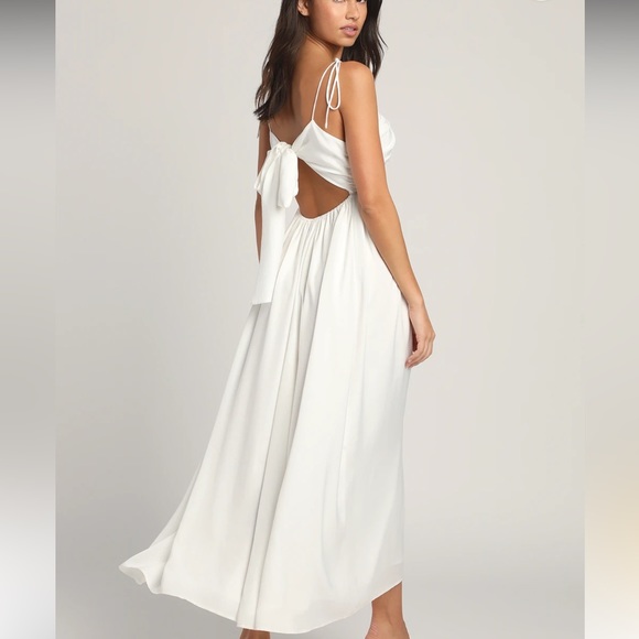 Lulus White Dress SZ.L - Picture 2 of 8